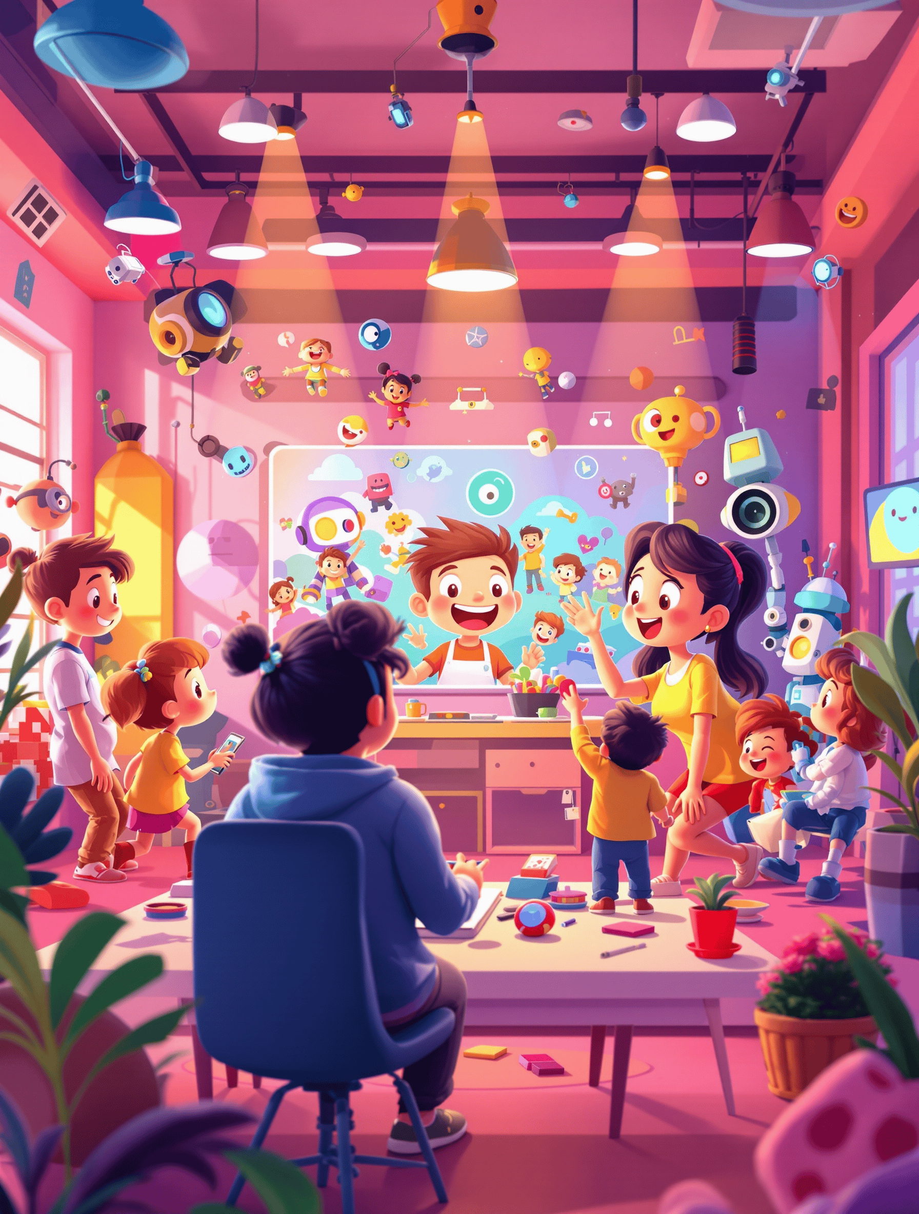 AI children's video production